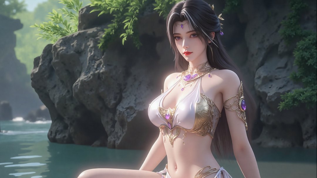 完美世界魔女天狐仙子 国漫美人桌面背景