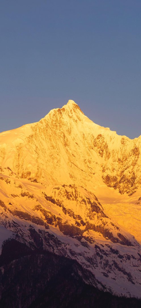 日照金山图片 雪山风景壮丽自然
