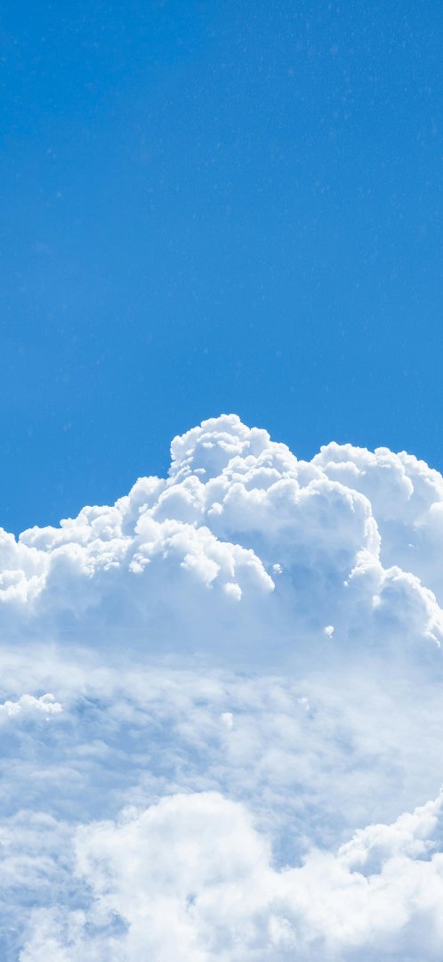蓝天白云手机壁纸 清新治愈天空1920×4160竖屏4K高清壁纸